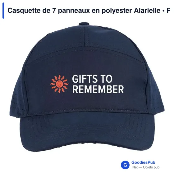 Casquette personnalisable en polyester avec logo - Alarielle - Image 9