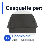 Casquette personnalisable en polyester avec logo - Alarielle - Miniature 10