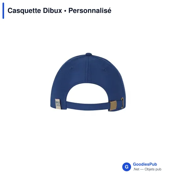 Casquette personnalisable en polyester recyclé avec logo - Dibux - Image 4
