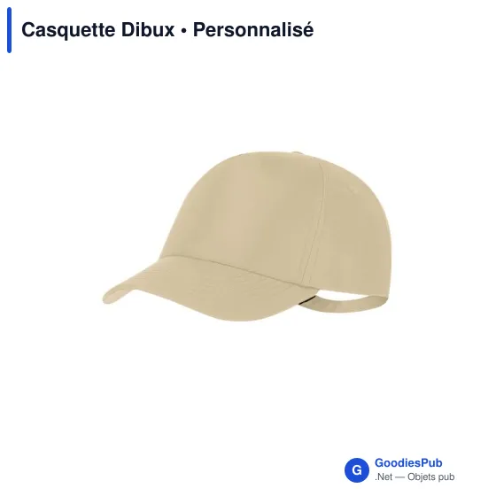 Casquette personnalisable en polyester recyclé avec logo - Dibux - Image 9