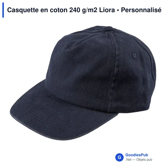 Casquette en coton 240 g/m2 Liora - Image 12