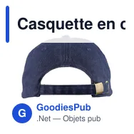 Casquette en coton 240 g/m2 Liora - Miniature 3