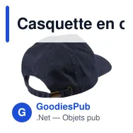 Casquette en coton 240 g/m2 Liora - Miniature 4