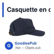 Casquette en coton 240 g/m2 Liora - Miniature 6