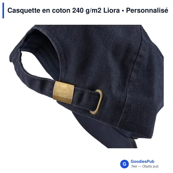 Casquette en coton 240 g/m2 Liora - Image 7