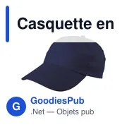 Casquette en coton 5 panneaux Lisa - Miniature 1