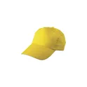 Variante jaune - Casquette en coton 5 panneaux Lisa