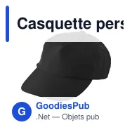 Casquette personnalisable en rPET Suzannah avec logo - Miniature 5