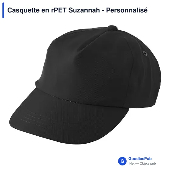 Casquette personnalisable en rPET Suzannah avec logo - Image 5