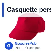Casquette personnalisable en rPET Suzannah avec logo - Miniature 6