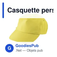 Casquette personnalisable en rPET Suzannah avec logo - Miniature 9