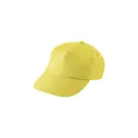 Variante jaune - Casquette personnalisable en rPET Suzannah avec logo