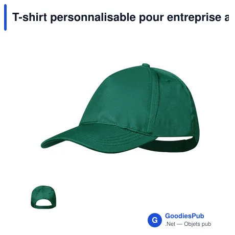 T-shirt personnalisable pour entreprise avec logo