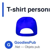 T-shirt personnalisable pour entreprise avec logo - Miniature 3