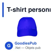 T-shirt personnalisable pour entreprise avec logo - Miniature 4