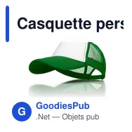 Casquette personnalisable Faidon avec logo - 5 panneaux - Miniature 11
