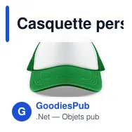 Casquette personnalisable Faidon avec logo - 5 panneaux - Miniature 12