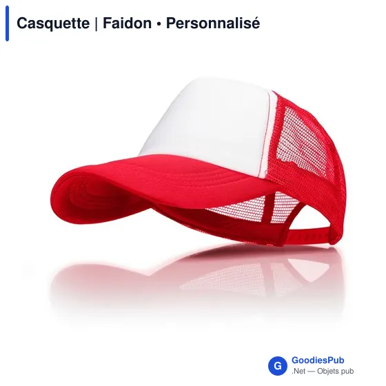 Casquette personnalisable Faidon avec logo - 5 panneaux - Image 6