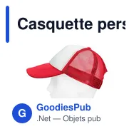 Casquette personnalisable Faidon avec logo - 5 panneaux - Miniature 10