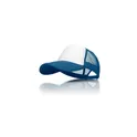 Variante bleu - Casquette personnalisable Faidon avec logo - 5 panneaux