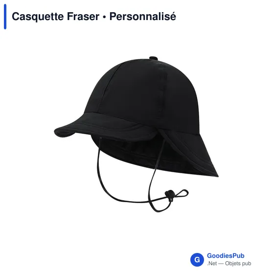 Casquette personnalisable Fraser avec logo - Accessoire B2B - Image 3