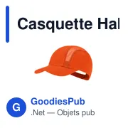 Casquette personnalisable en microfibre avec logo - Casquette Hakos - Miniature 1