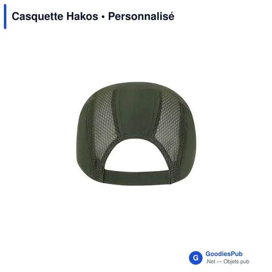Casquette personnalisable en microfibre avec logo - Casquette Hakos - Image 11