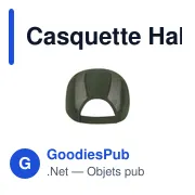 Casquette personnalisable en microfibre avec logo - Casquette Hakos - Miniature 3
