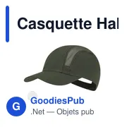 Casquette personnalisable en microfibre avec logo - Casquette Hakos - Miniature 6