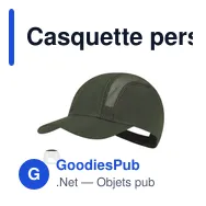 Casquette personnalisable en microfibre avec logo - Casquette Hakos - Miniature 10