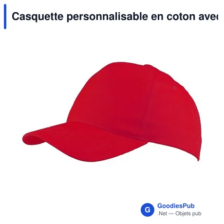 Casquette personnalisable en coton avec logo - Joseph