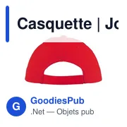 Casquette personnalisable en coton avec logo - Joseph - Miniature 2