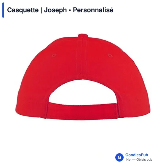 Casquette personnalisable en coton avec logo - Joseph - Image 2