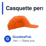 Casquette personnalisable en coton avec logo - Joseph - Miniature 11