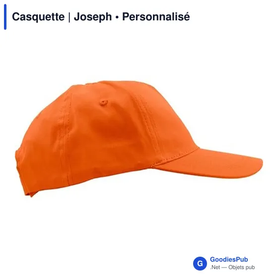 Casquette personnalisable en coton avec logo - Joseph - Image 11