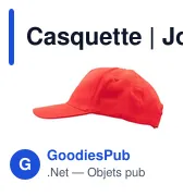 Casquette personnalisable en coton avec logo - Joseph - Miniature 4