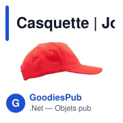 Casquette personnalisable en coton avec logo - Joseph - Miniature 5