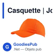 Casquette personnalisable en coton avec logo - Joseph - Miniature 6
