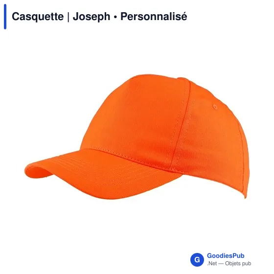 Casquette personnalisable en coton avec logo - Joseph - Image 6