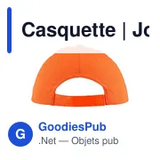 Casquette personnalisable en coton avec logo - Joseph - Miniature 7