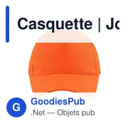 Casquette personnalisable en coton avec logo - Joseph - Miniature 8