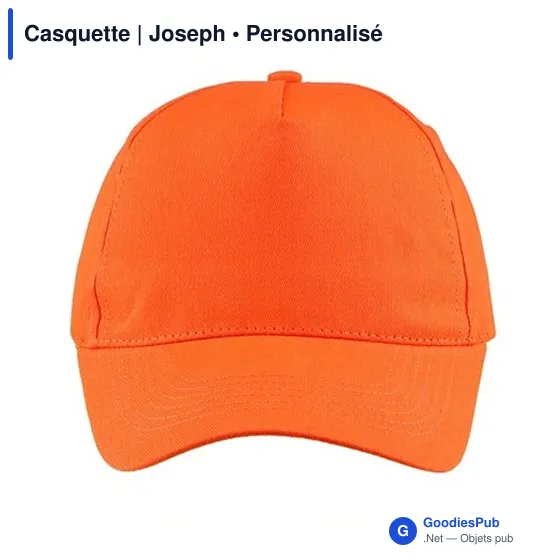 Casquette personnalisable en coton avec logo - Joseph - Image 8