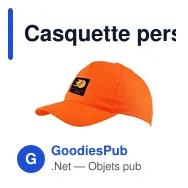 Casquette personnalisable en coton avec logo - Joseph - Miniature 9