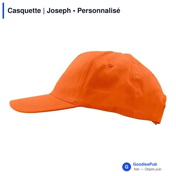 Casquette personnalisable en coton avec logo - Joseph - Image 10