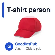 T-shirt personnalisable avec logo pour entreprises et événements - Miniature 1