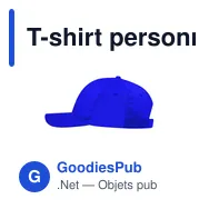 T-shirt personnalisable avec logo pour entreprises et événements - Miniature 3