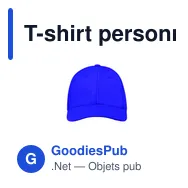 T-shirt personnalisable avec logo pour entreprises et événements - Miniature 4