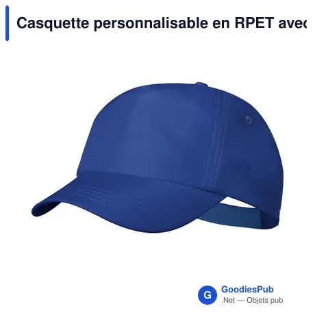 Casquette personnalisable en RPET avec logo - Casquette Keinfax