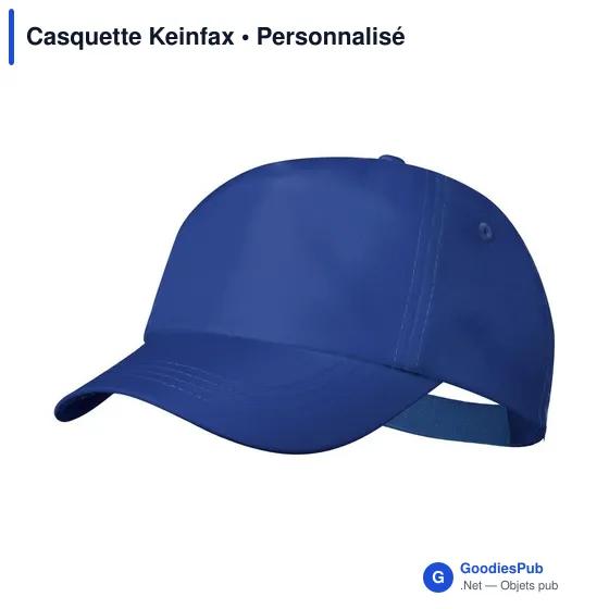 Casquette personnalisable en RPET avec logo - Casquette Keinfax - Image 1