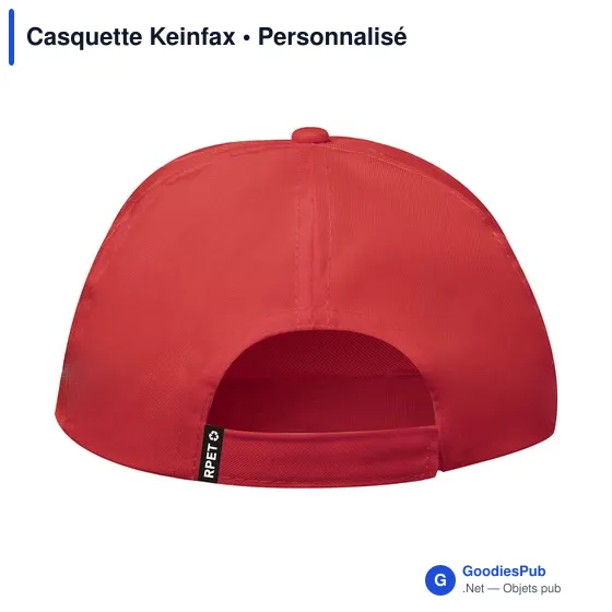 Casquette personnalisable en RPET avec logo - Casquette Keinfax - Image 12
